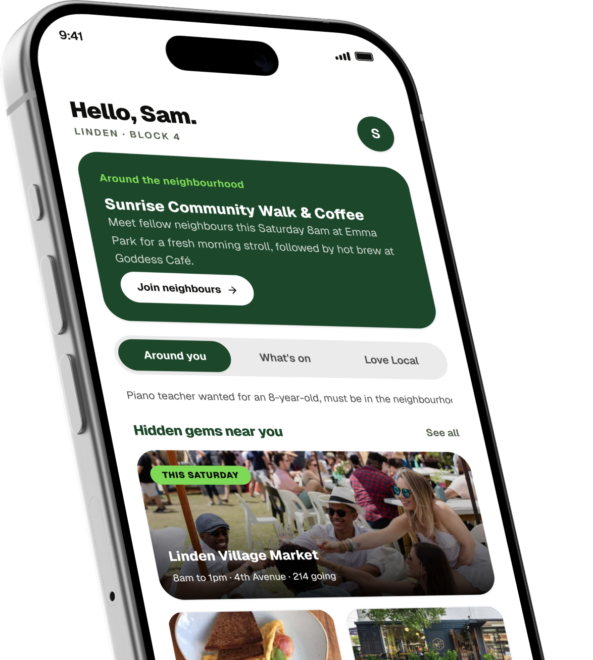 Hello Hyperlocal iPhone App Preview